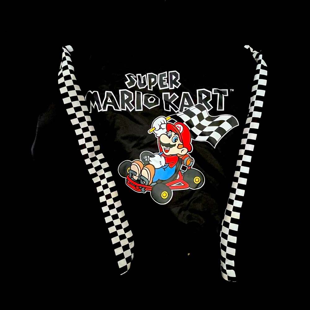 Mario kart black bomber jacket